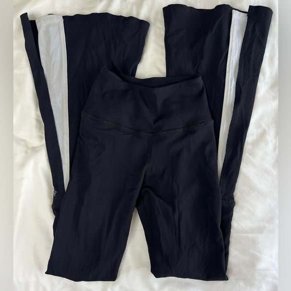 NUX Navy Flare Bell Bottom Ribbed Leggings [Sz. XS] - Picture 2 of 3